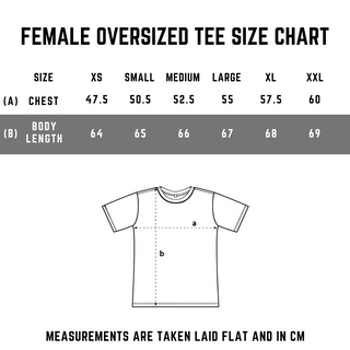 Female Phys Dept Oversized Tee Bone