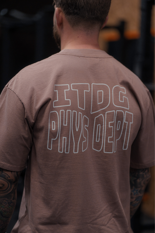 Phys Dept Oversized Tee Pastel Blue