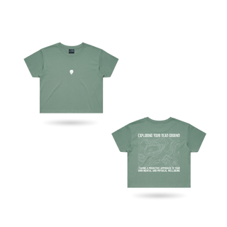 Explore Topo Crop Top