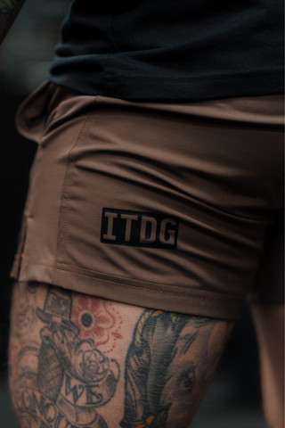 BDW Dark Olive Short Shorts
