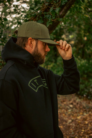 Flash Hoodie Olive Green