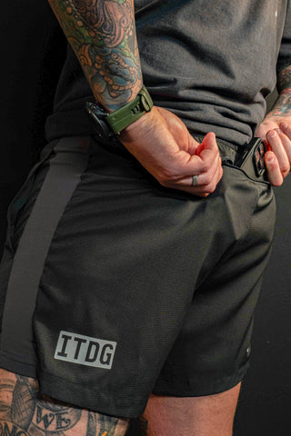 Black Combi Performance Shorts