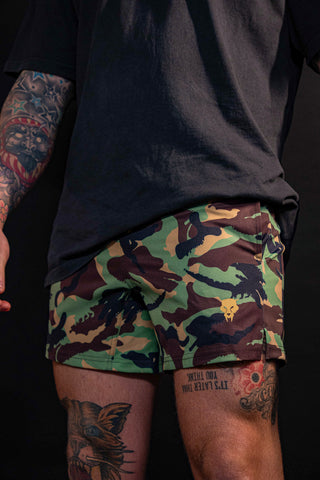 Tropic Camo Short Shorts
