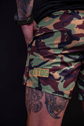 Tropic Camo Short Shorts