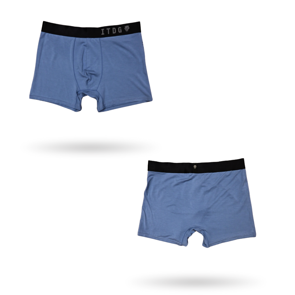Slow is Smooth Boxers Denim Blue – ITDG® - In the Dead Ground