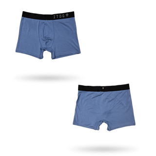 Slow is Smooth Boxers Denim Blue