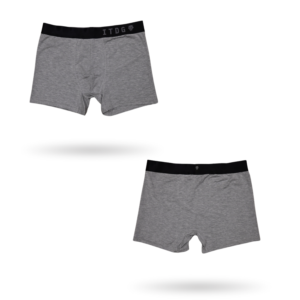 Slow is Smooth Boxers Heathered Grey – ITDG® - In the Dead Ground