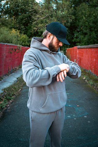 Explore Washed Trackie Washed Black Joggers