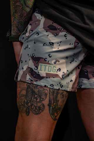 Choc Chip Camo Datum Shorts