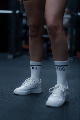 BDW White Phyz socks