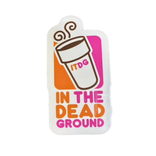 Dunkin Dead Ground Sticker