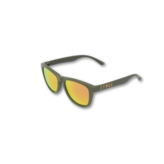 Green Orange Wayfarer Sunglasses