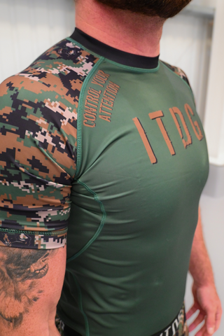 Woodland Digi Cam Grappling Rash Guard