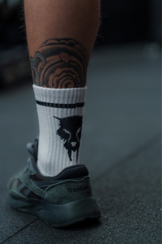 BDW White Phyz socks