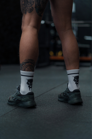 BDW White Phyz socks