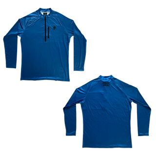 1/4 Zip Ocean Blue