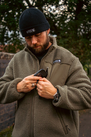 Explore Sherpa Fleece Khaki Green