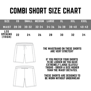 Black Combi Performance Shorts