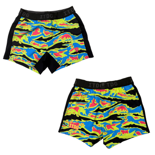 Neon Tiger Short Shorts