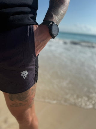 Explore Slate Grey Short Shorts
