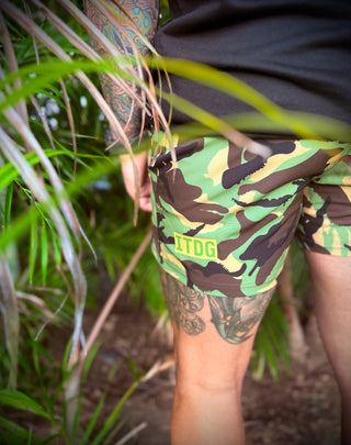 Tropic Camo Short Shorts