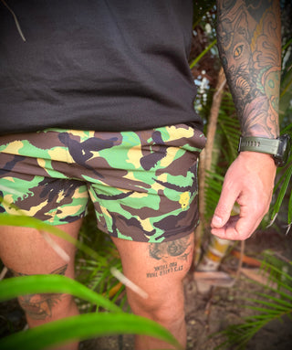 Tropic Camo Short Shorts