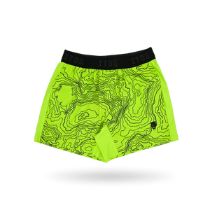 Neon Topo Datum Shorts