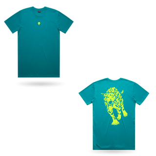 Just Send Tee Teal Wash