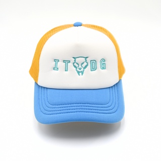 Void Retro Foam Trucker Cap Sunflower/Turquoise