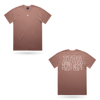 Phys Dept Oversized Tee Rose