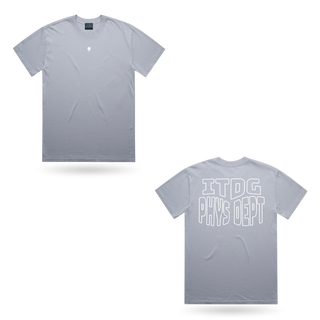 Phys Dept Oversized Tee Pastel Blue