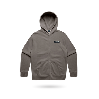 Explore Washed Trackie Washed Grey Zip Hoodie
