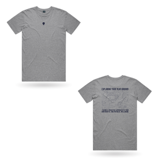 Explore Alt Tee Grey & Navy